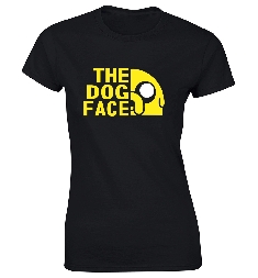 THE DOG FACE koszulka damska czarna